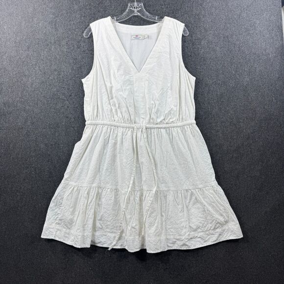 Vineyard Vines White Mini Dress - Picture 1 of 8